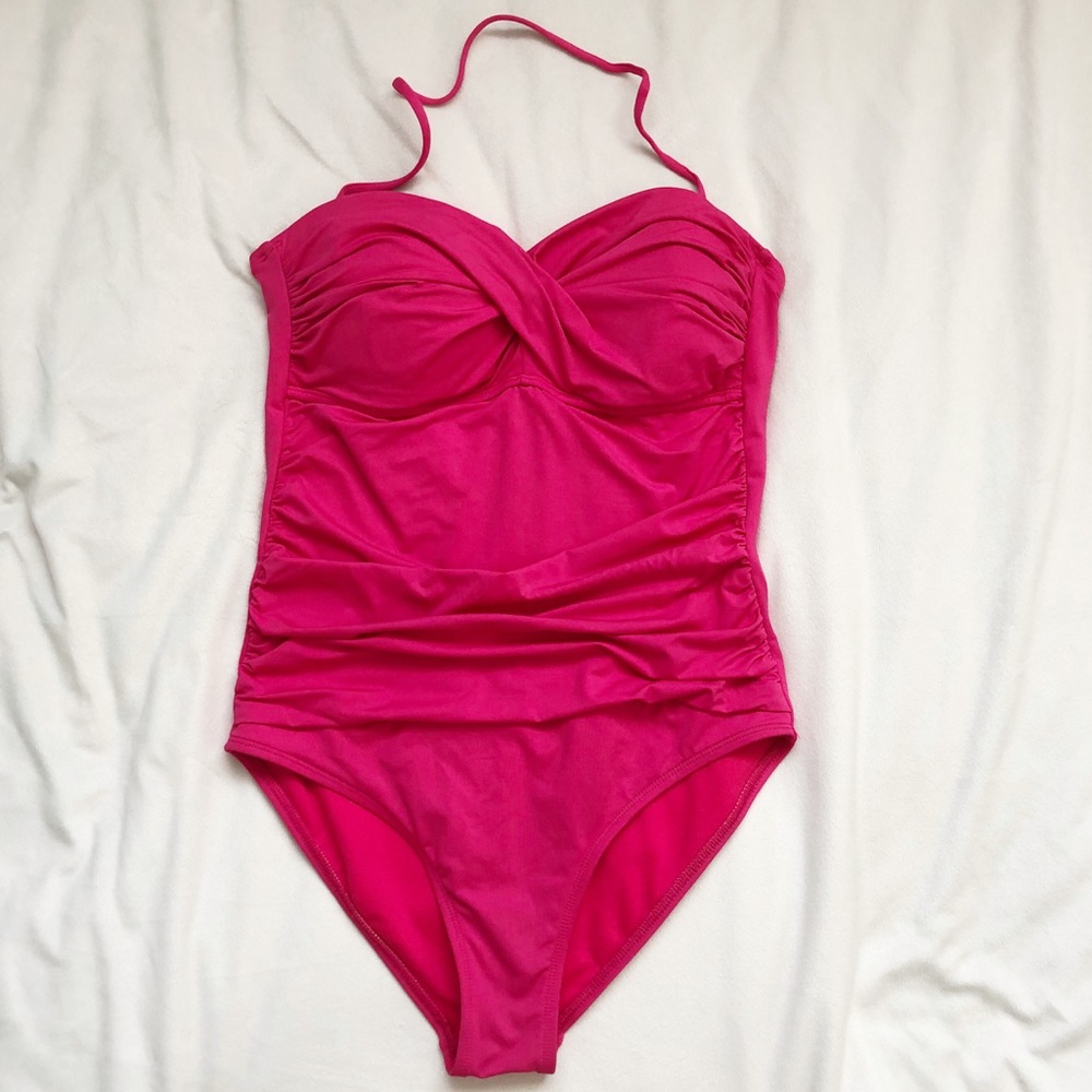 Liz Claiborne One-Piece With Detachable Strap